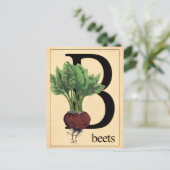 Vintage Rüben Postkarte (Stehend Vorderseite)