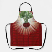 Vintage Rübenpflanzenliebhaber Kochen Schürze (Vorderseite)