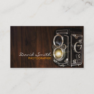 Vintage/Rück Camera Visitenkarte
