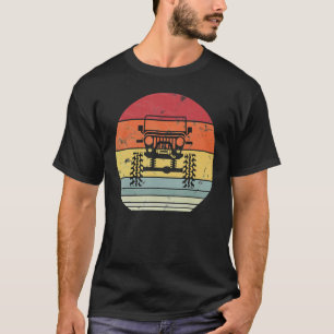 Vintage Rückfahrt von der Straße 4 x 4 T-Shirt