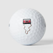Vintage Rückgabe des Kassettenbands Golfball (Vorderseite)