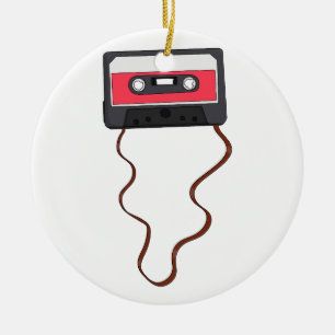 Vintage Rückgabe des Kassettenbands Keramik Ornament