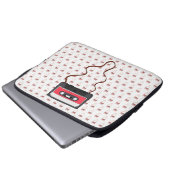 Vintage Rückgabe des Kassettenbands Laptopschutzhülle (Vorne Knopf)