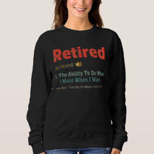 Vintage Rückgabebahn Sweatshirt