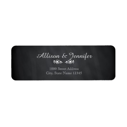 Vintage Rücksendeadresse (Vorne)