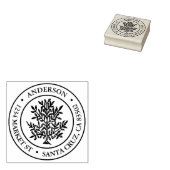 Vintage Rücksendeadresse Gummistempel (Stempel)