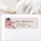 Vintage Rücksendeadresse in sanften romantischen R (Insitu)