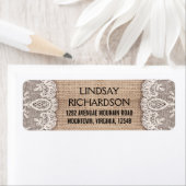 Vintage Rücksendeadressen-Aufkleber (Insitu)