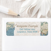 Vintage Rücksendeadressen-Aufkleber (Insitu)