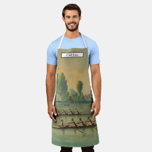 Vintage-Ruderer-Mannschafts-Rennen Boot-Rennen Schürze
