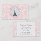 Vintage Rufkarte Paris Telefonnummerkarte (Vorne/Hinten)