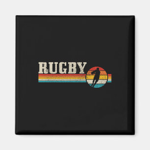 Vintage-Rugbyspieler Sport Retro Männer Jungen Fuß Magnet
