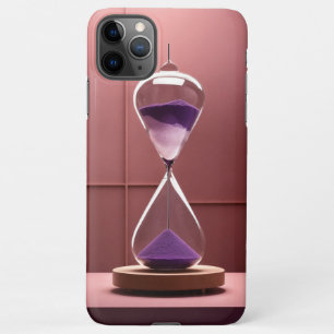 Vintage Ruhe: trostloses Rosa und dunkles Lila Stu iPhone 11Pro Max Hülle