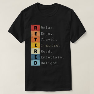 Vintage-Ruhestand 2025 Für Lustige Rentner T-Shirt