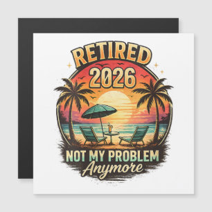 Vintage Ruhestand 2026 nicht mehr mein Problem Magnetkarte