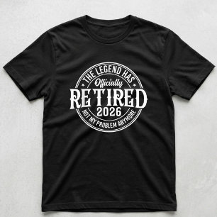 Vintage Ruhestand 2026 Nicht Mehr Mein Problem T-Shirt