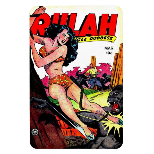 Vintage Rulah 1949 Comic Magnet (Vertikal)
