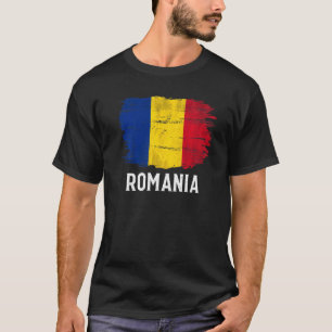 Vintage Rumänienflagge für Rumänen T-Shirt