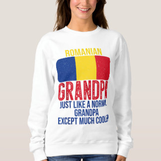 Vintage rumänische Großpatenflagge Rumänien für Va Sweatshirt