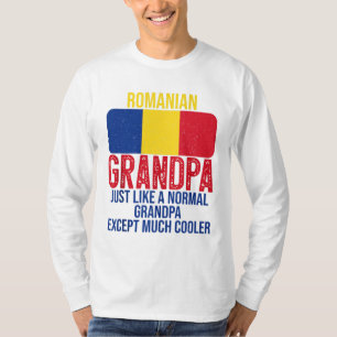 Vintage rumänische Großpatenflagge Rumänien für Va T-Shirt