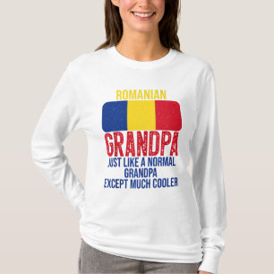 Vintage rumänische Großpatenflagge Rumänien für Va T-Shirt