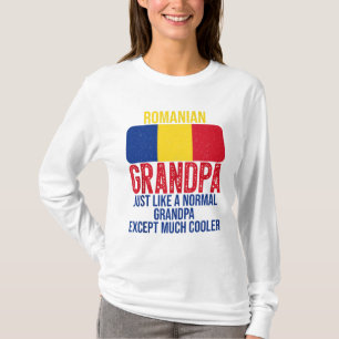 Vintage rumänische Großpatenflagge Rumänien für Va T-Shirt