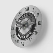 Vintage Runde Wanduhr (Winkel)