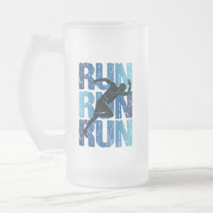 Vintage Runner - Run Run Run Mattglas Bierglas