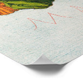 Vintage Russische Dominanz-Karte Poster (Ecke)