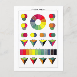 Vintage Russische Farbrad-Postkarte Postkarte