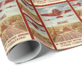 Vintage russische geschenkpapier (Rolleneckpunkt)