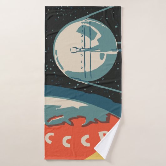 Vintage russische Matchbox-Anzeigen (Start der CCC Badehandtuch (Badehandtuch)