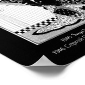 Vintage russische Schönheitskunstschrift Poster (Ecke)