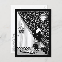 Vintage russische Schönheitskunstschrift Postkarte