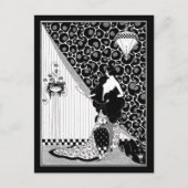 Vintage russische Schönheitskunstschrift Postkarte (Vorderseite)