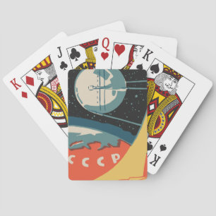 Vintage russische Streichholzschachtel-Anzeigen (C Spielkarten