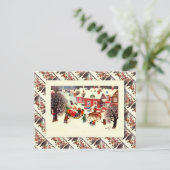 Vintage russische Weihnachten, Weihnachten und Kin (Stehend Vorderseite)