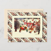 Vintage russische Weihnachten, Weihnachten und Kin (Vorne/Hinten)