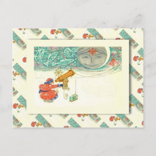 Vintage russische Weihnachten, Weihnachten und Tel