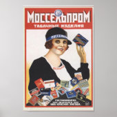 Vintage russische Werbung Poster (Vorne)