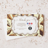 Vintage Rustic Bakery Dankeskarte