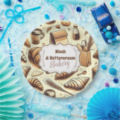 Vintage Rustic Bakery Pappteller (Party)