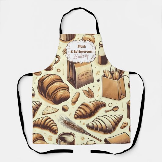 Vintage Rustic Bakery Schürze (Vorderseite)