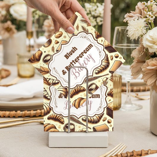 Vintage Rustic Bakery Serviette