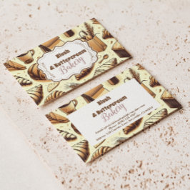 Vintage Rustic Bakery Visitenkarte