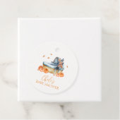 Vintage Rustic Fall Pumpkin Crib Babydusche Geschenkanhänger (Beispiel)