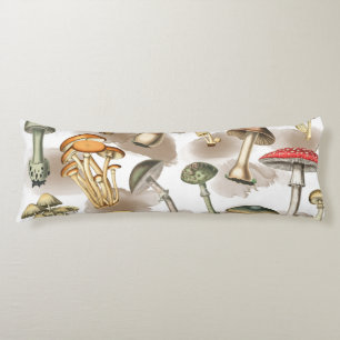 Vintage Rustic Forest Mushrooms Seitenschläferkissen