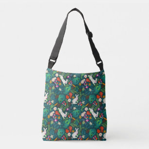 Vintage Rustic Greenery Hase Blumen Garten Tragetaschen Mit Langen Trägern