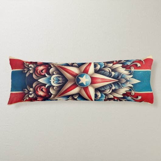 Vintage/rustic USA/Patriotic  Seitenschläferkissen (Vorderseite)