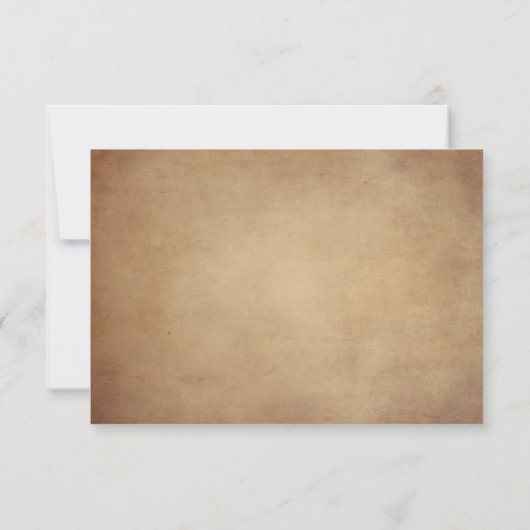 Vintage Rustikale Altbaugutkarte (Rückseite)